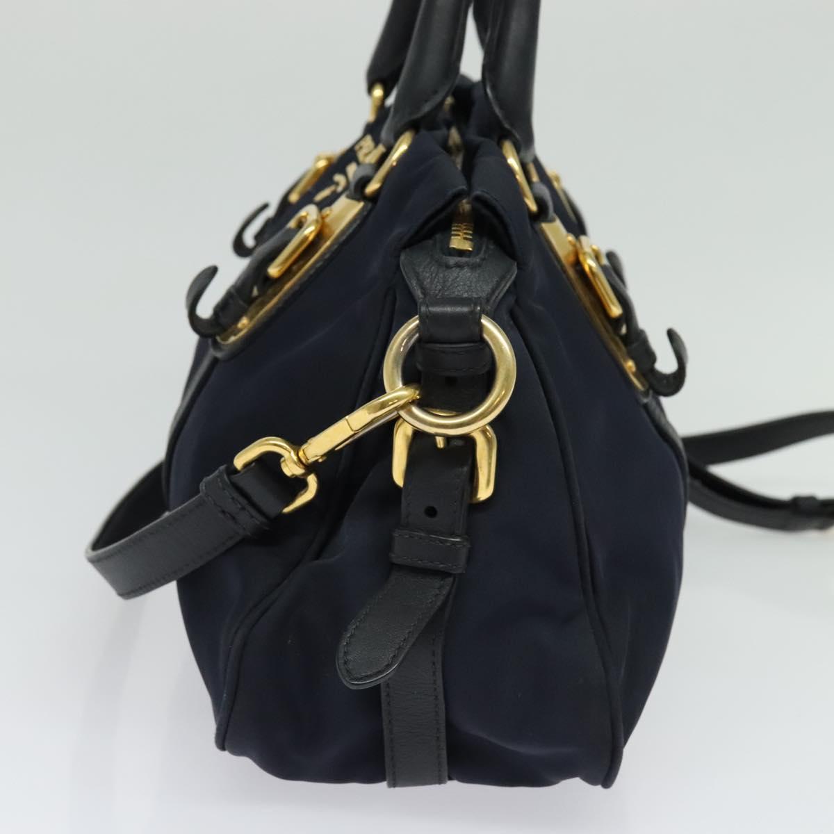 Prada Tessuto, Navy, NYLON, handbag