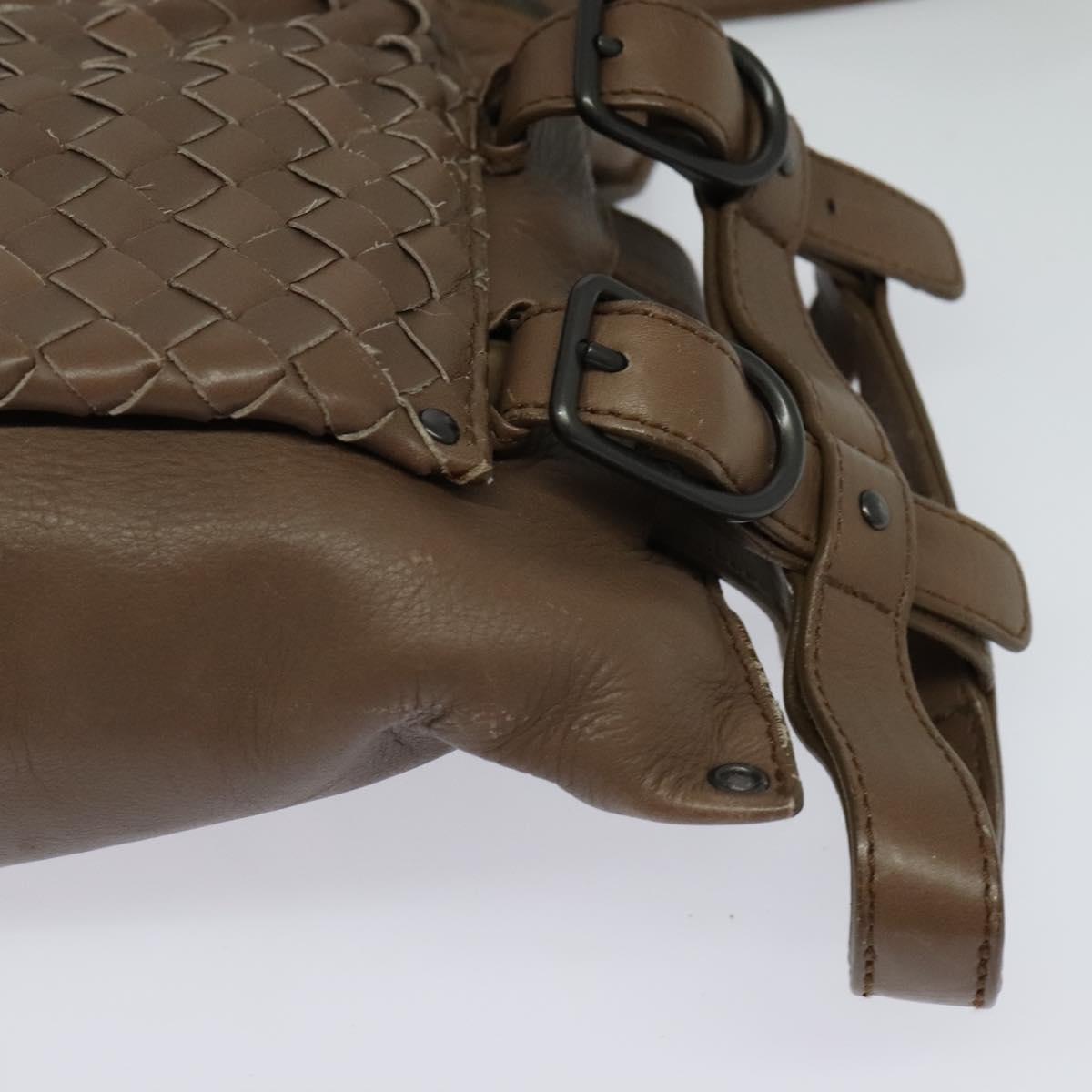 Bottega Veneta Intrecciato, Brown, Leather, shoulder