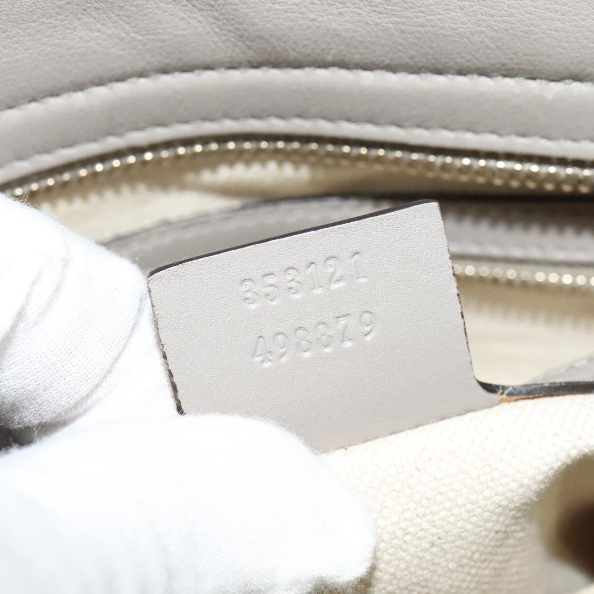 Gucci Bree, Grey, Leather, handbag
