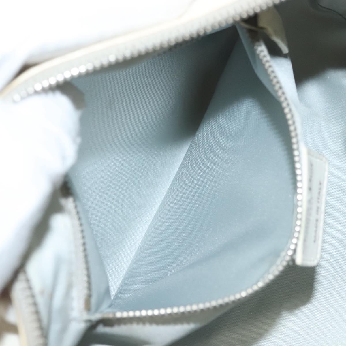 Dior Romantique, White, "CANVAS, LEATHER", handbag