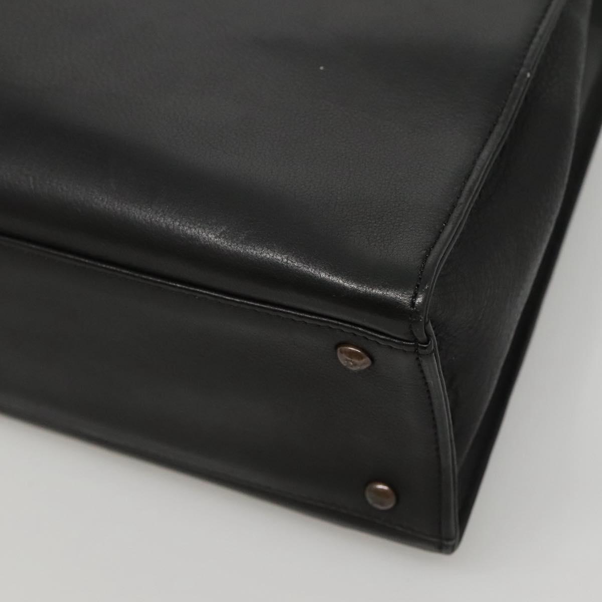 Chanel, Black, Leather, handbag