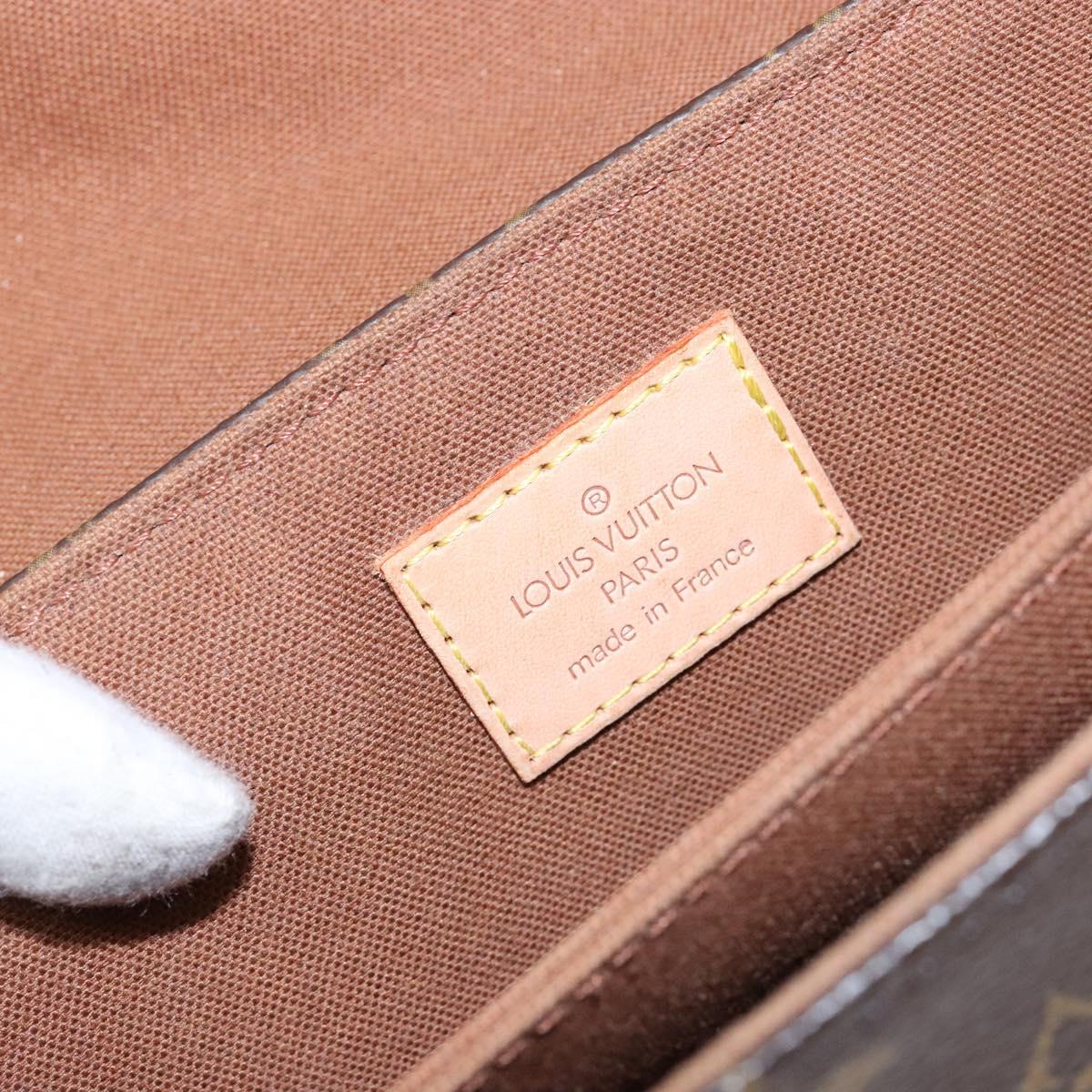 Louis Vuitton Marelle, Brown, Canvas, shoulder