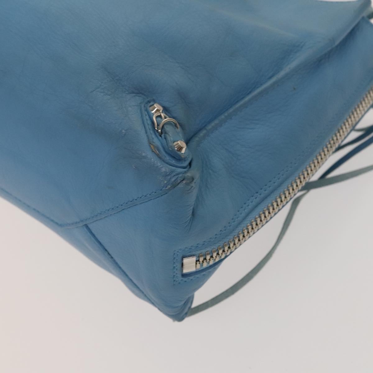 Balenciaga Papier, Blue, Leather, handbag