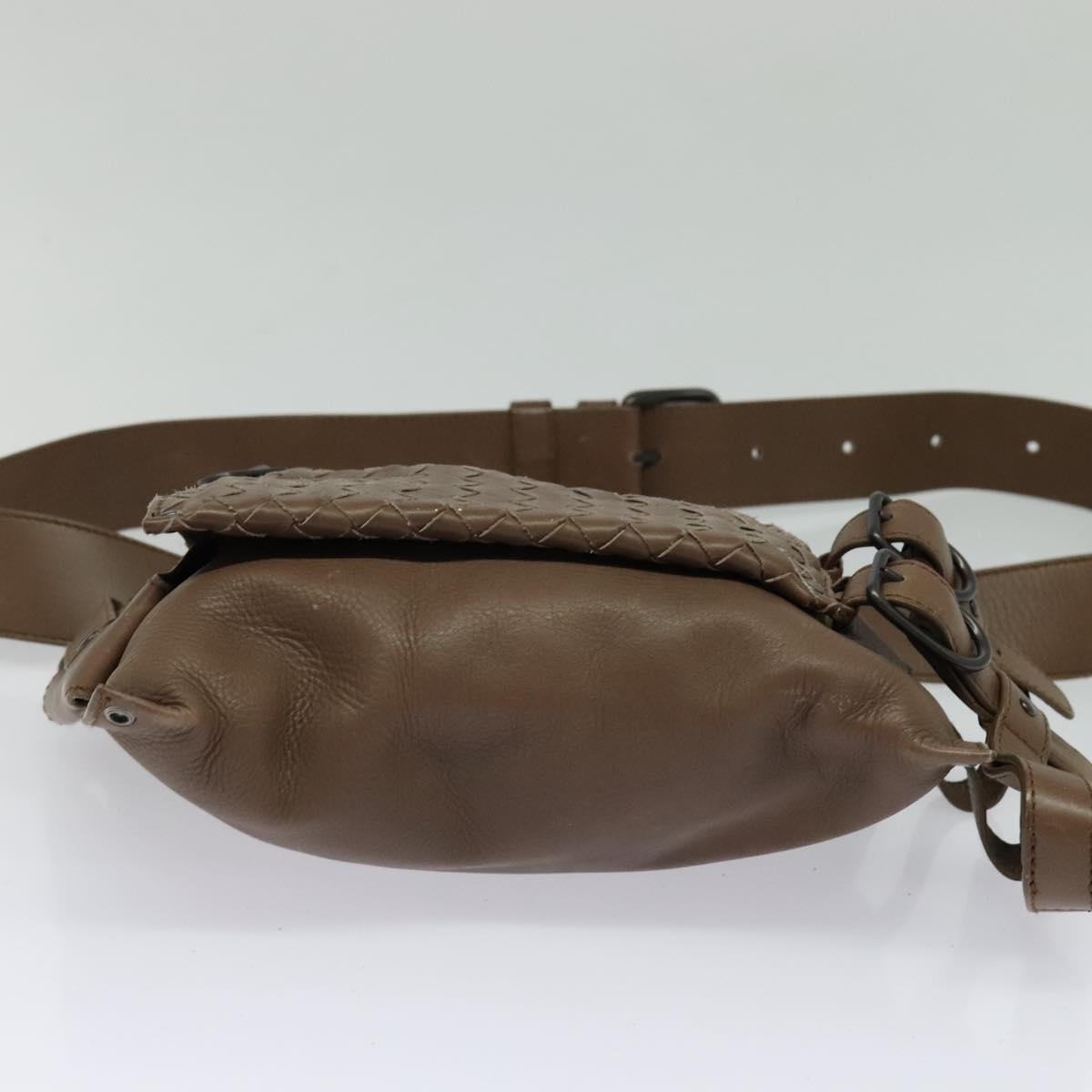 Bottega Veneta Intrecciato, Brown, Leather, shoulder