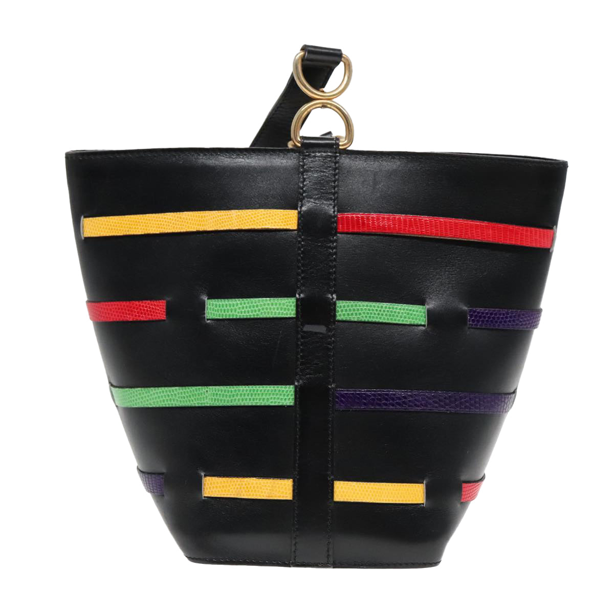 Céline, Black, Leather, shoulder