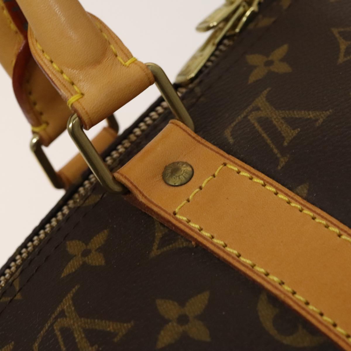 Louis Vuitton Keepall 50, Brown, Canvas, travel