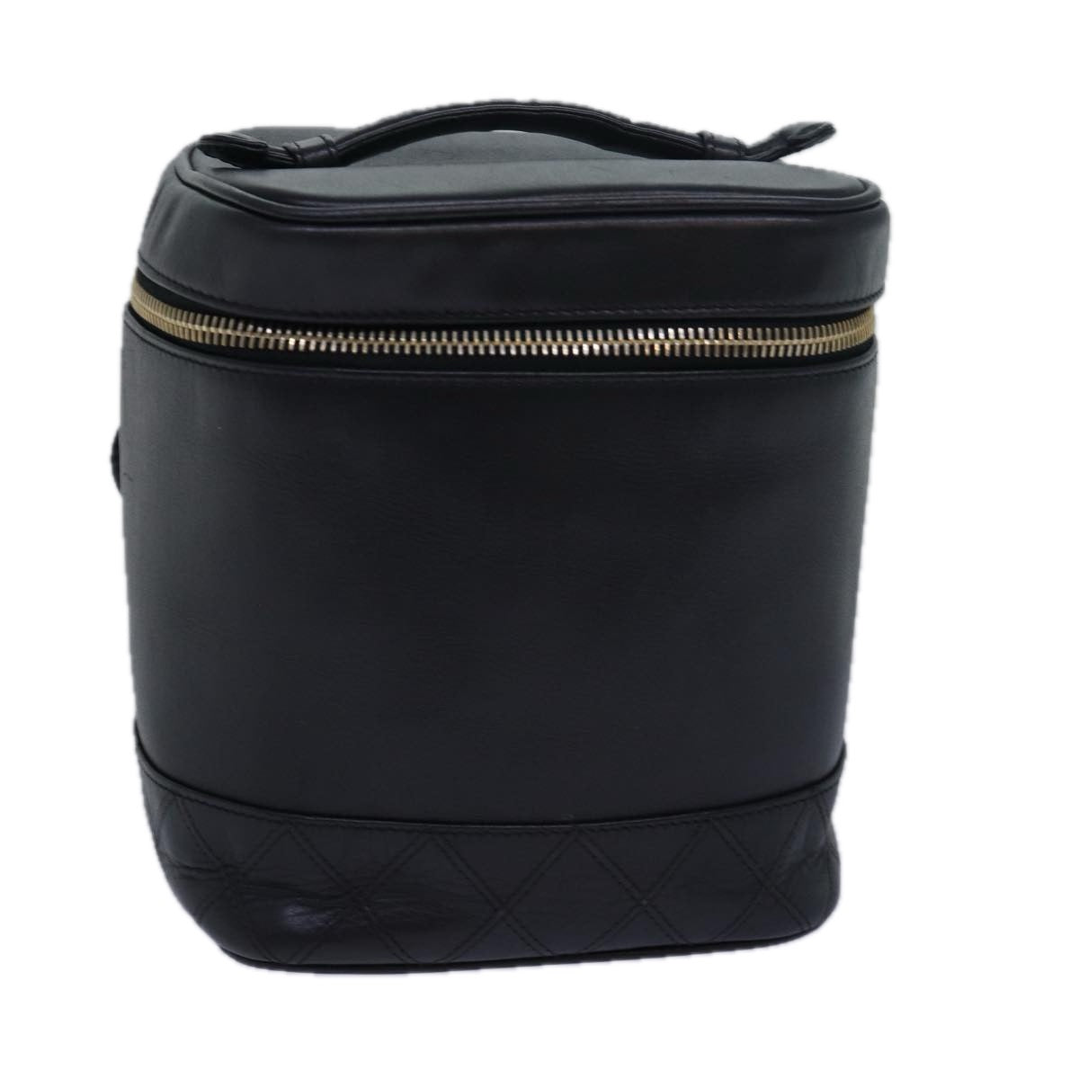 Chanel Vanity, Black, Leather, clutch