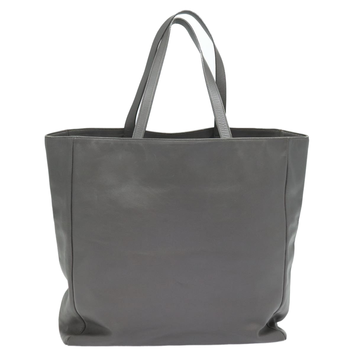 Saint Laurent Reversible, Grey, Leather, tote
