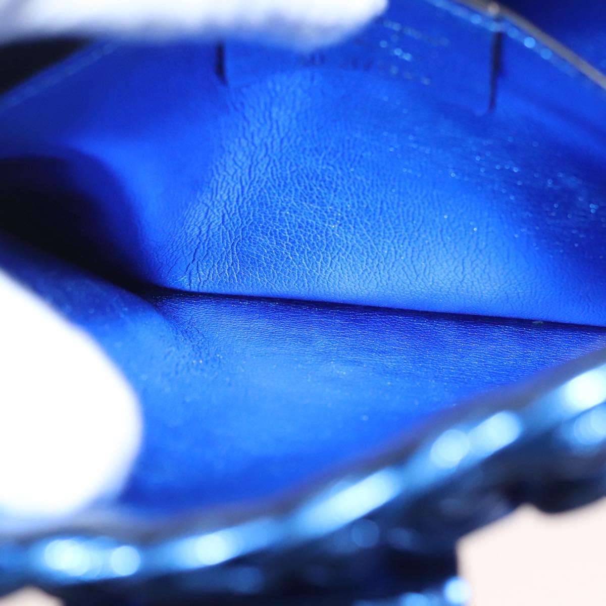 Salvatore Ferragamo Gancini, Blue, Leather, shoulder
