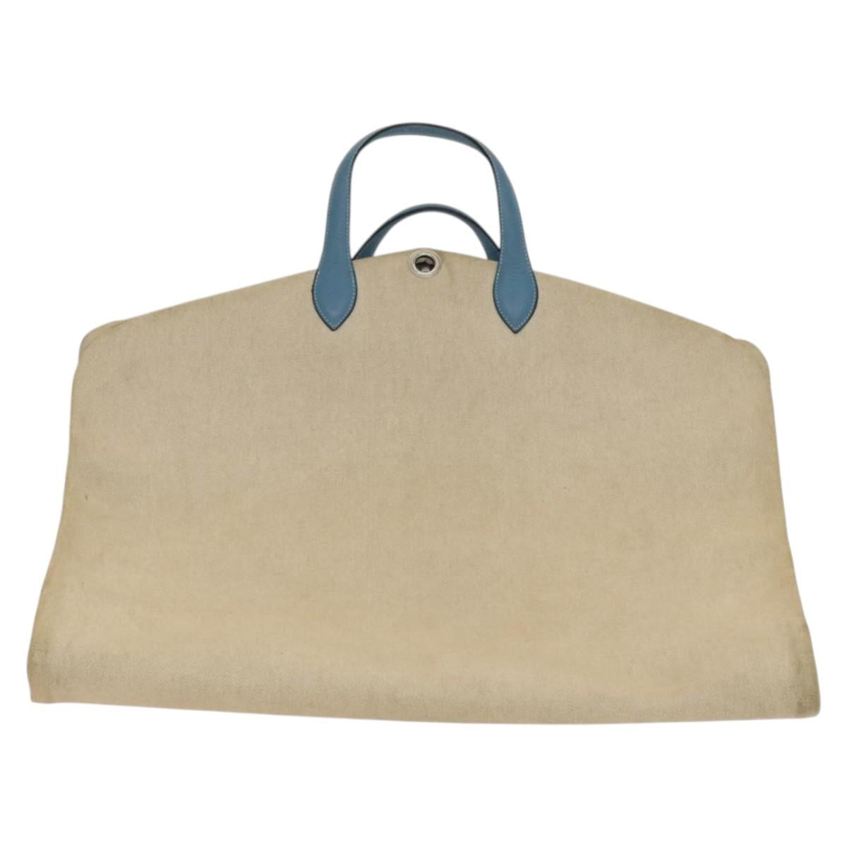 Hermès Victoria, Beige, Canvas, travel