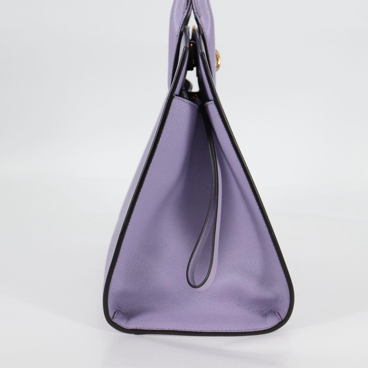 Salvatore Ferragamo Gancini, Purple, Leather, handbag