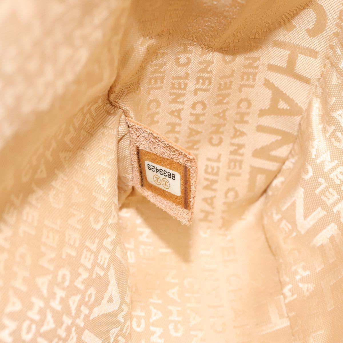 Chanel Chocolate bar, Beige, Leather, handbag