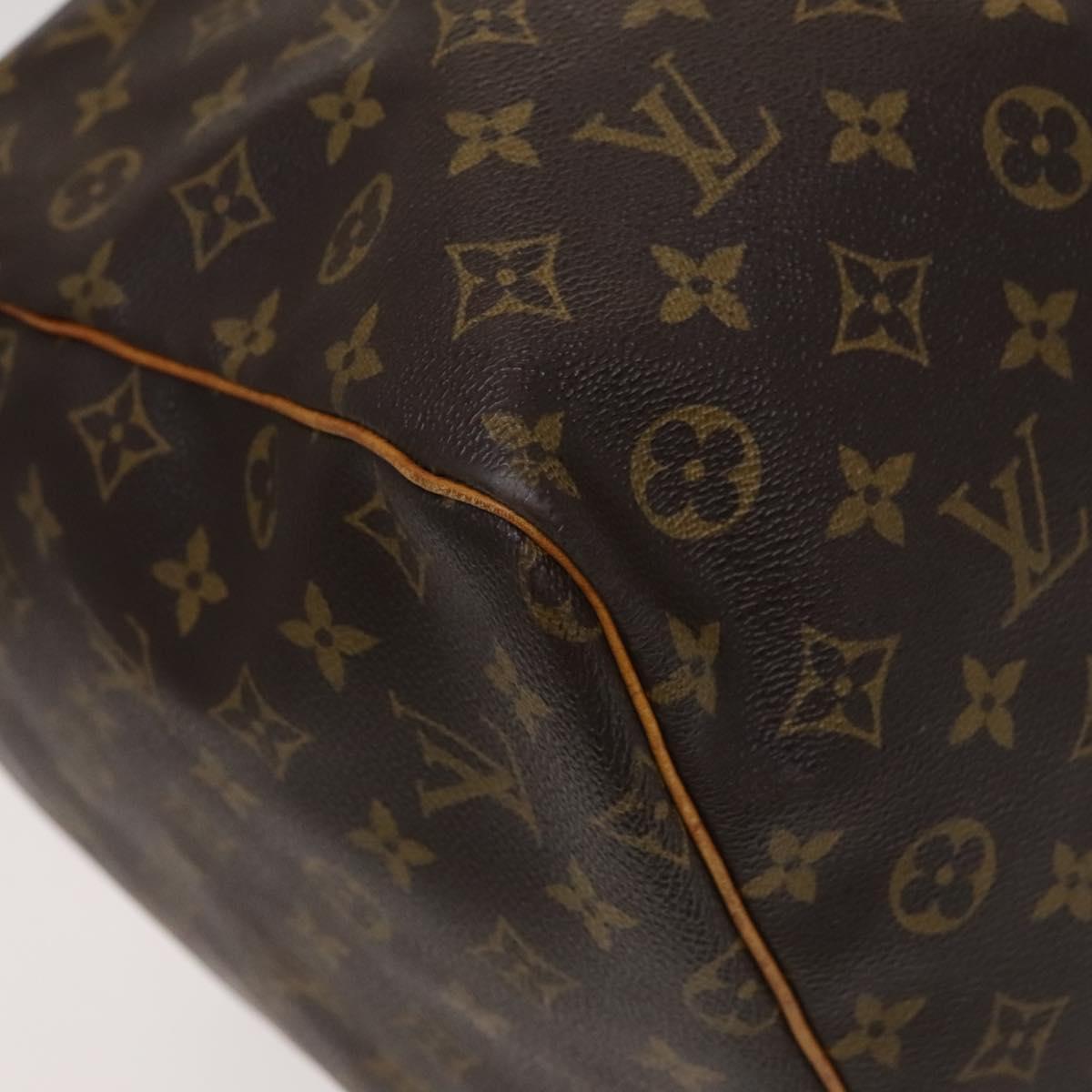 Louis Vuitton Keepall 60, Brown, Canvas, travel