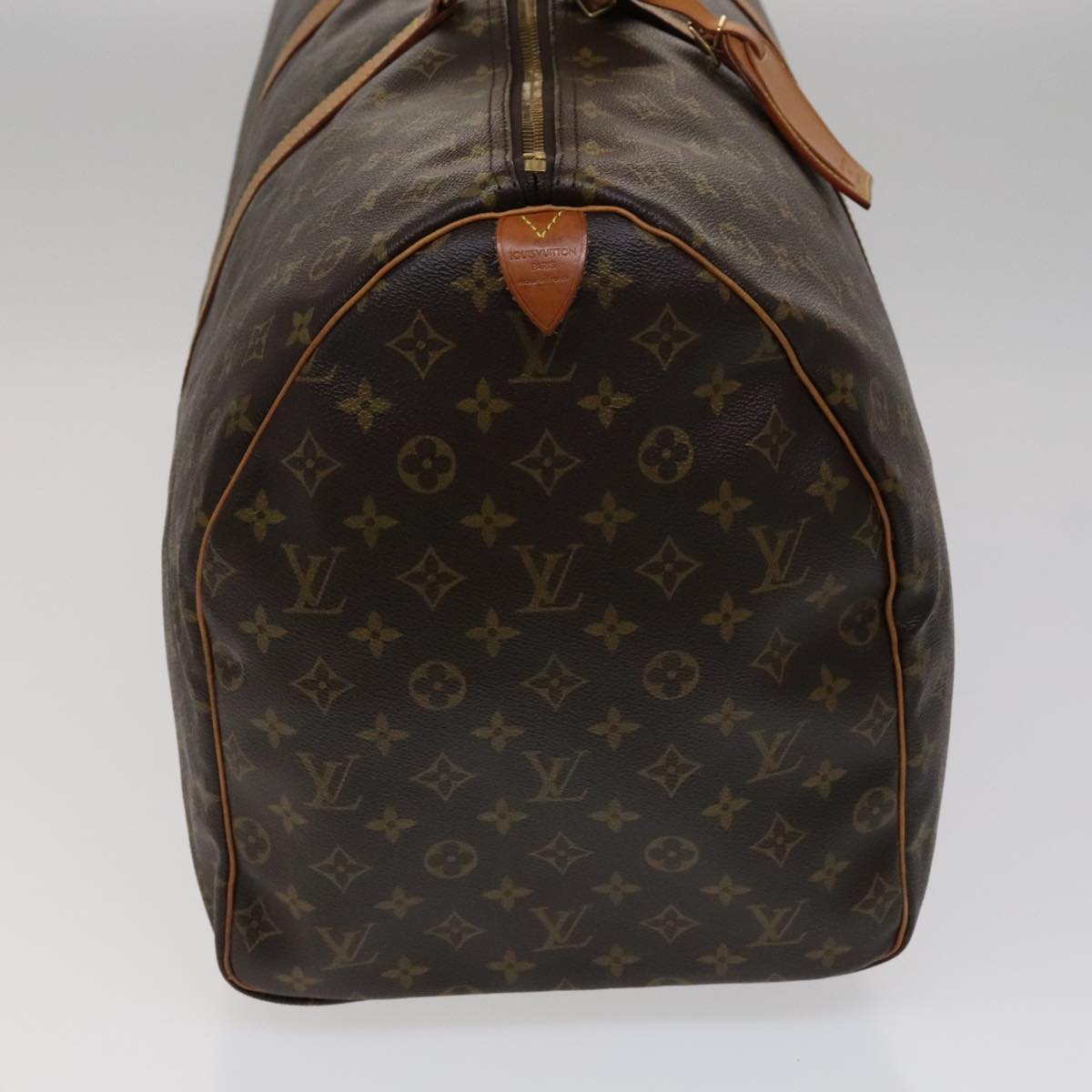 Louis Vuitton Keepall 60, Brown, Canvas, travel