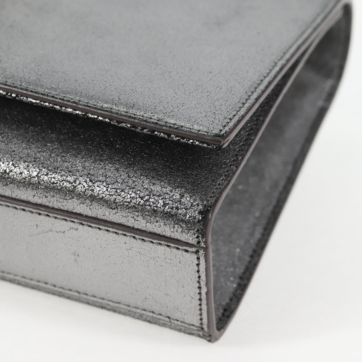 Saint Laurent Kate, Silver, Leather, shoulder