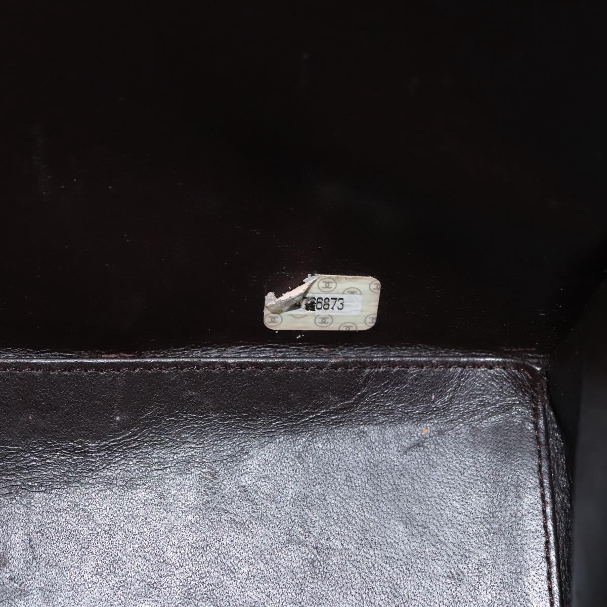Chanel Coco Mark, Brown, Leather, handbag