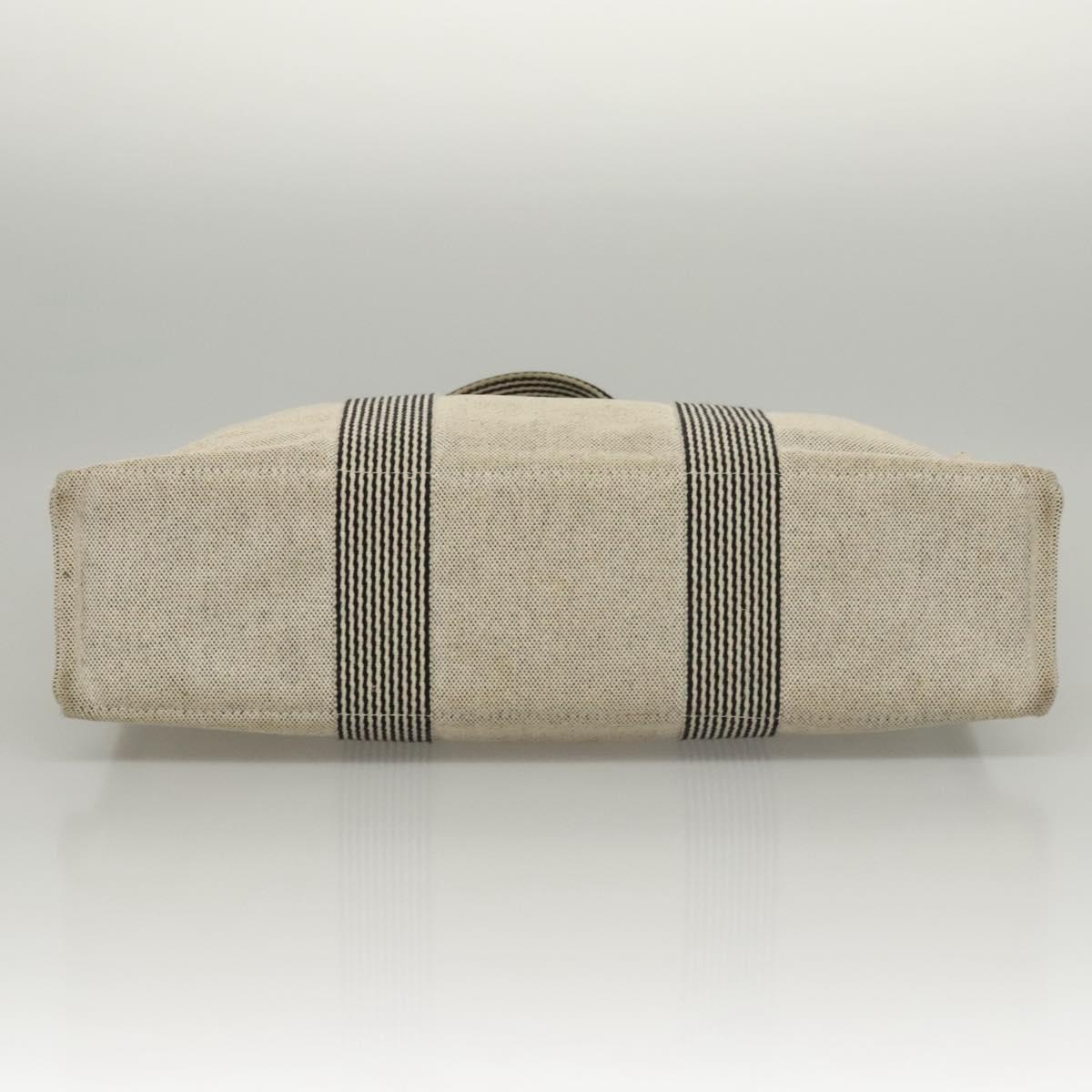 Hermès Fourre tout, Grey, Canvas, handbag