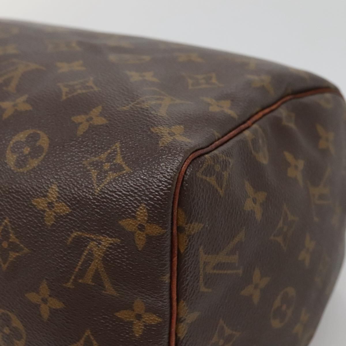 Louis Vuitton Speedy 30, Brown, Canvas, handbag