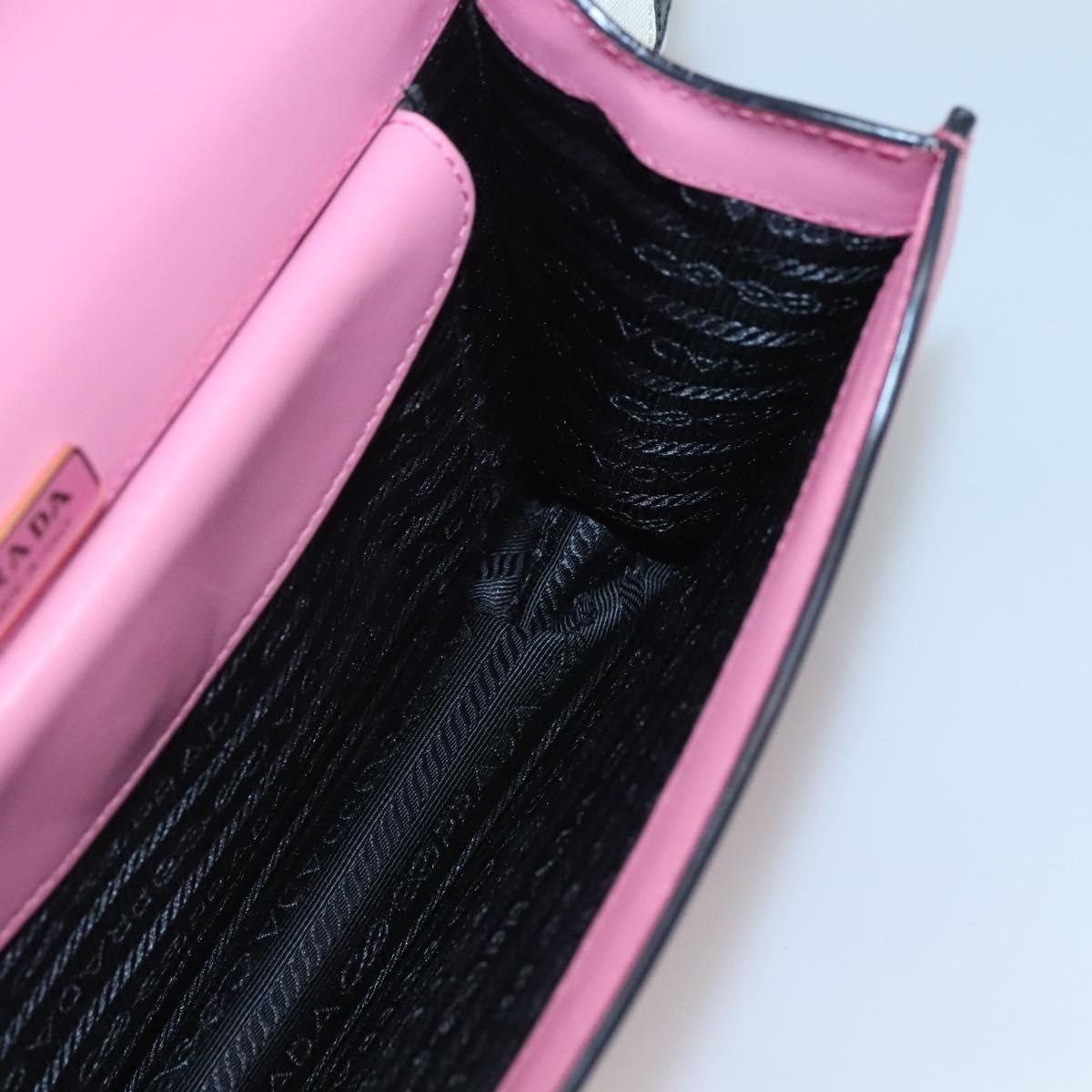 Prada Saffiano, Pink, Leather, shoulder