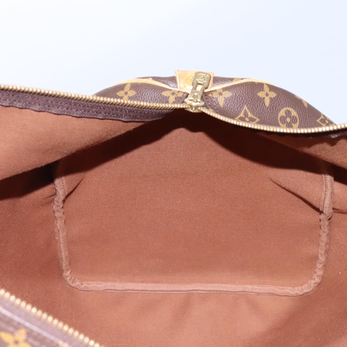 Louis Vuitton Keepall 60, Brown, Canvas, travel