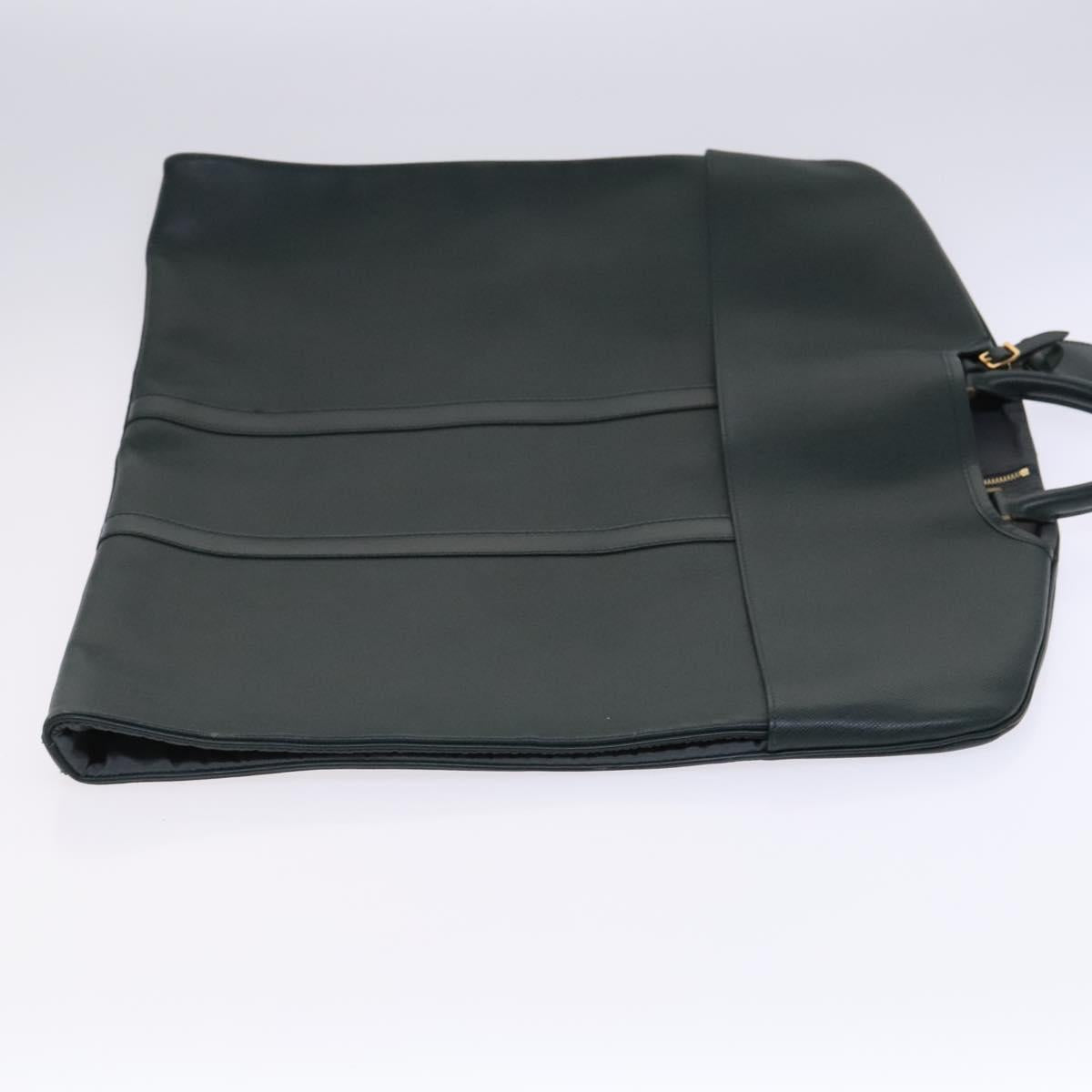 Louis Vuitton Garment case, Green, Leather, travel