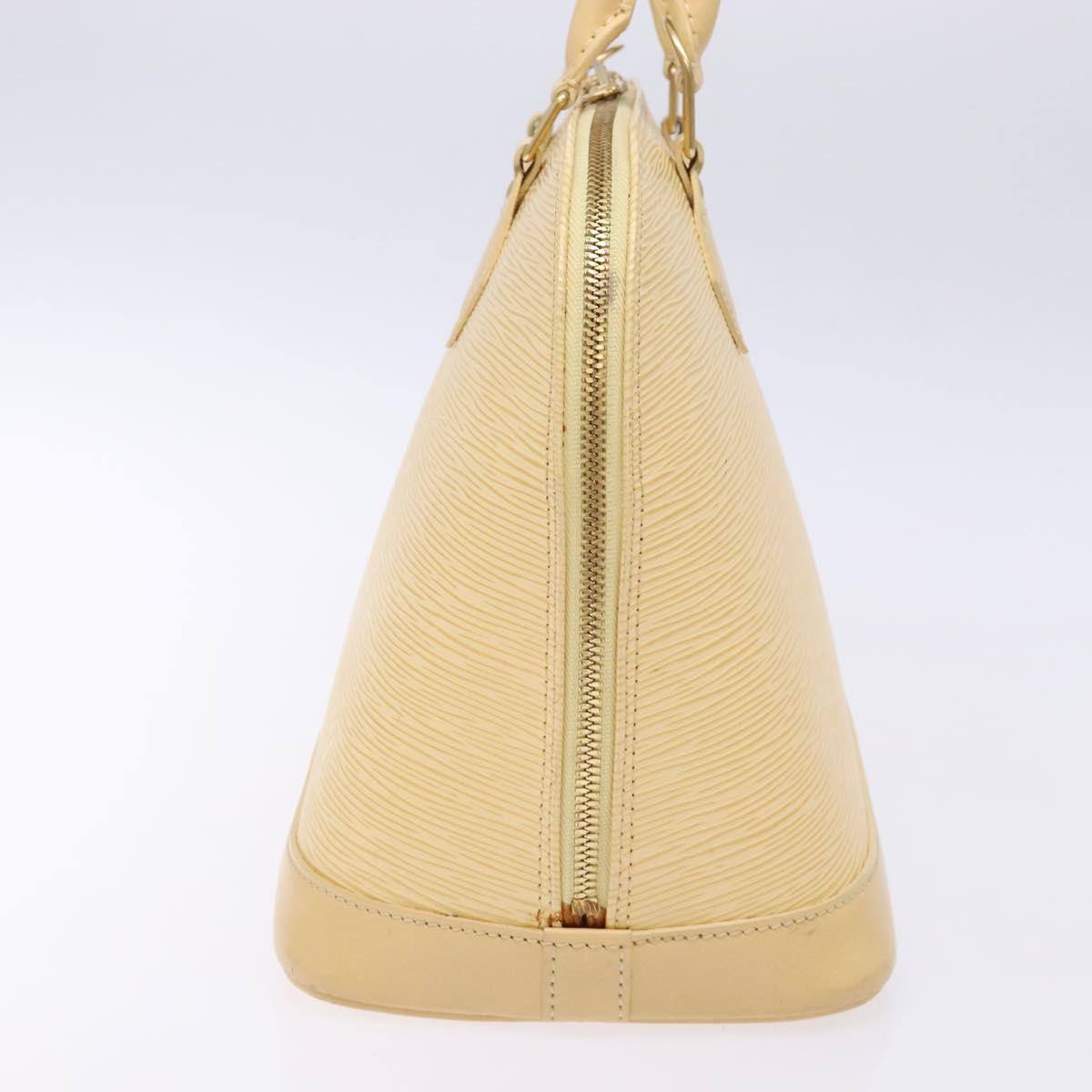Louis Vuitton Alma, Beige, Leather, handbag