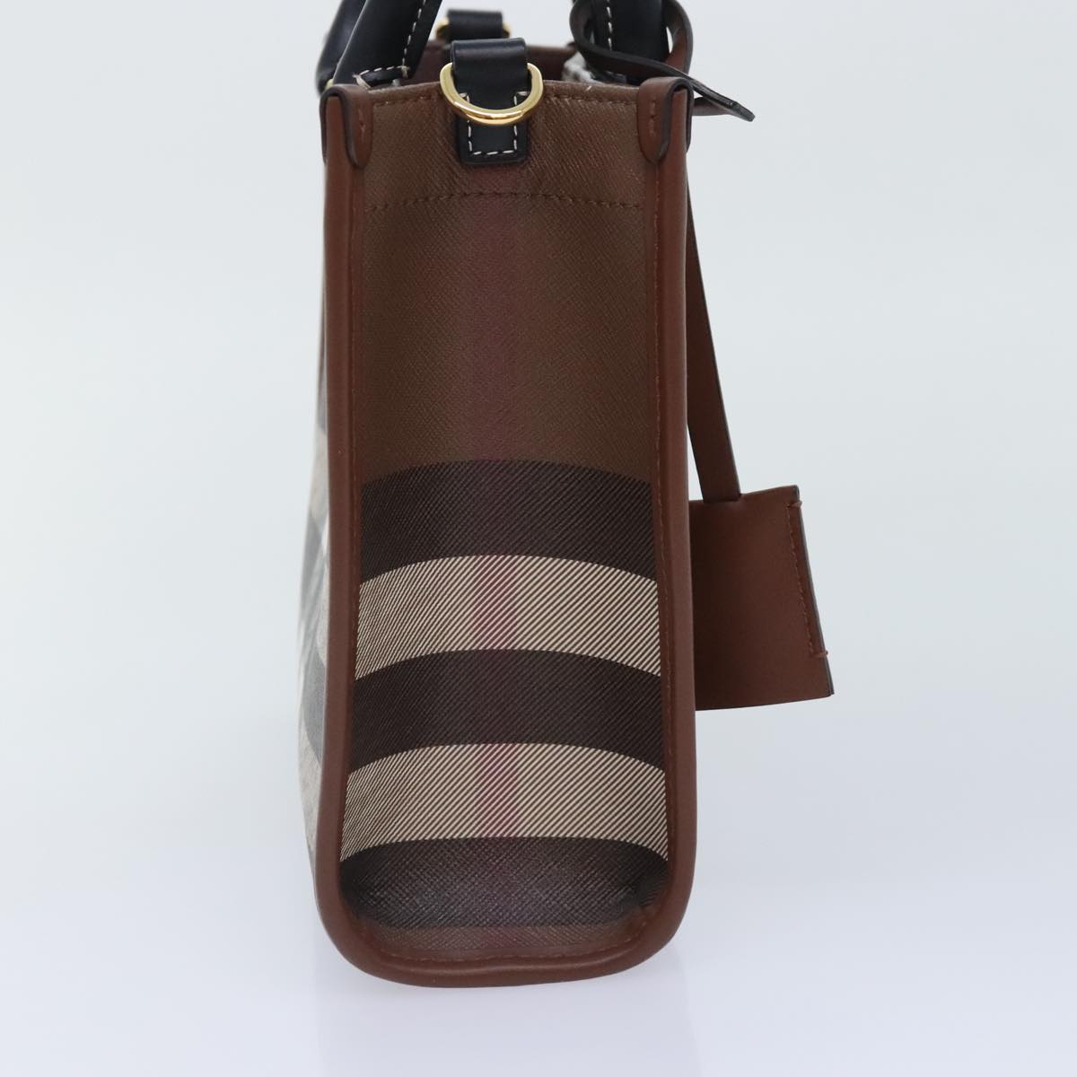 Burberry Freya, Brown, Leather, handbag