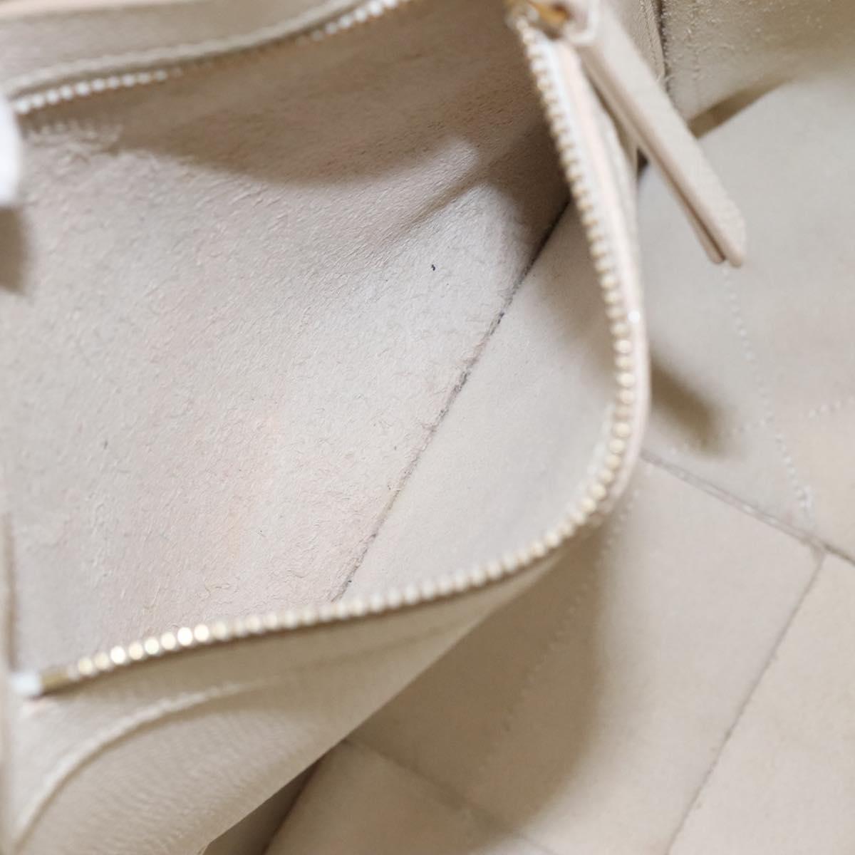 Céline Cabas Vertical, Beige, Leather, shoulder