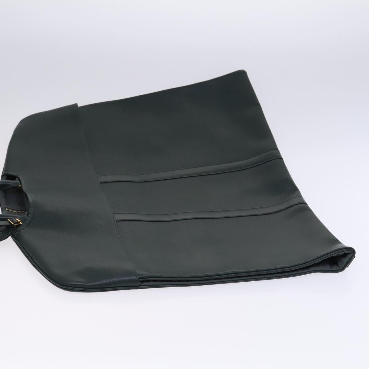 Louis Vuitton Garment case, Green, Leather, travel
