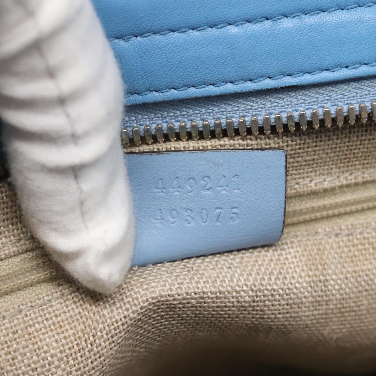Gucci Micro guccissima, Blue, Leather, handbag