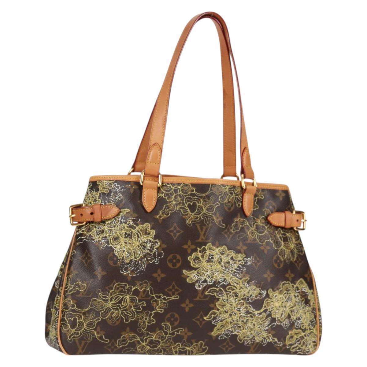 Louis Vuitton Batignolles Horizontal, Brown, Canvas, tote