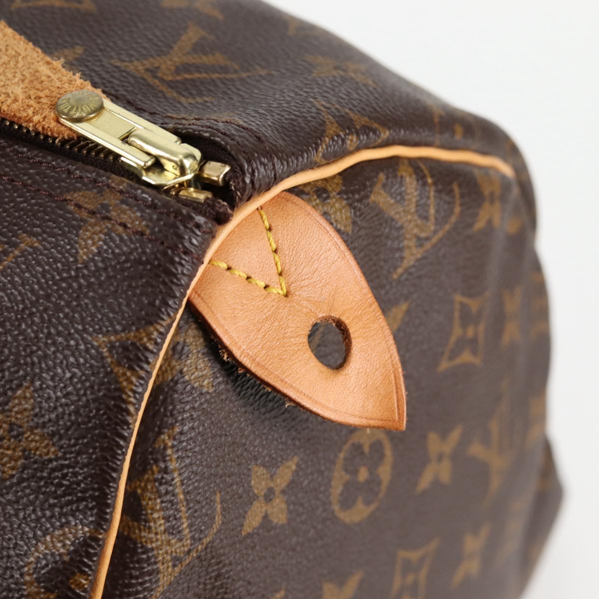 Louis Vuitton Speedy 40, Brown, Canvas, handbag