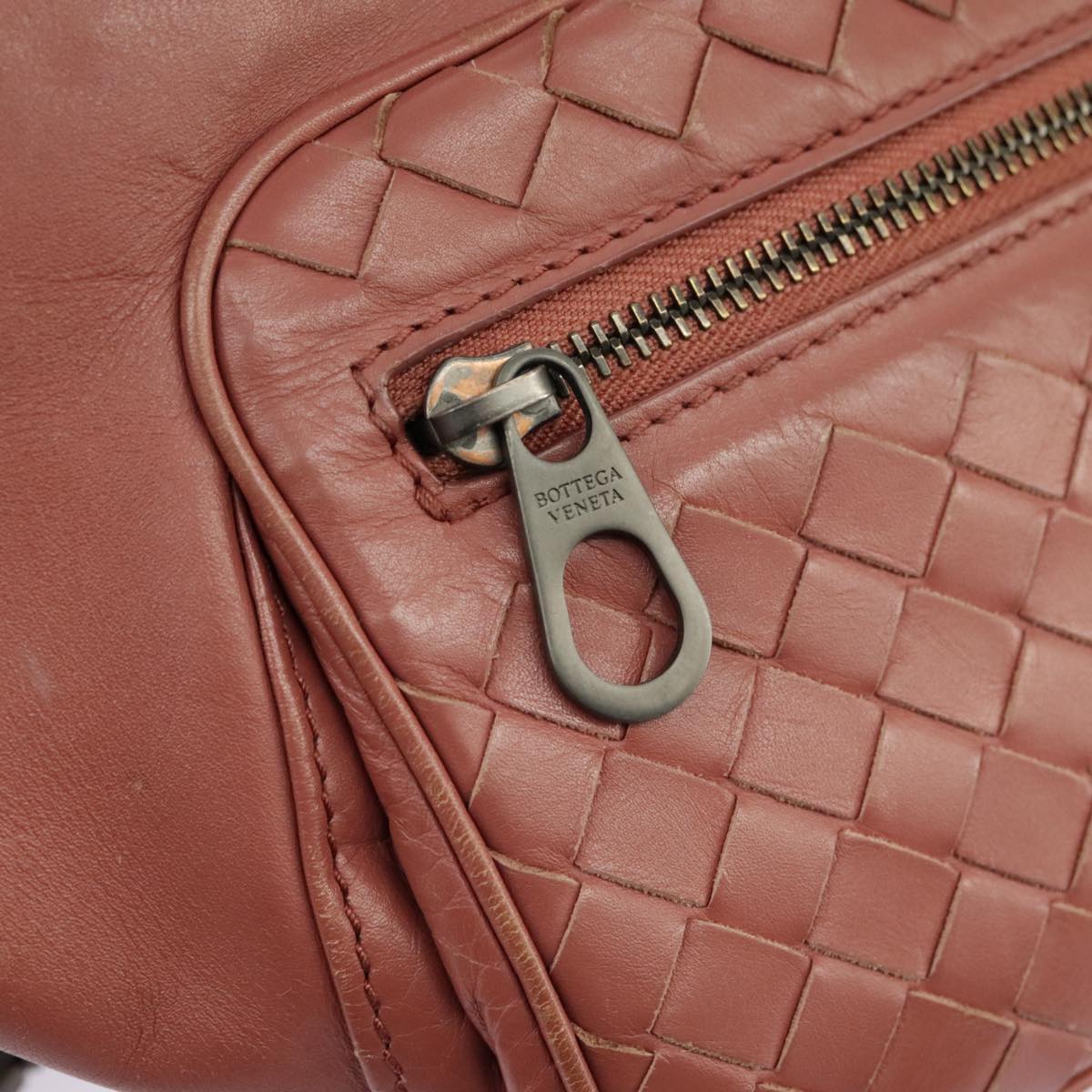 Bottega Veneta Intrecciato, Pink, Leather, shoulder