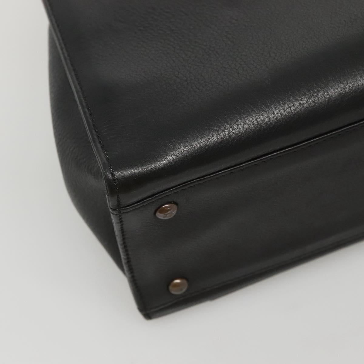 Chanel, Black, Leather, handbag