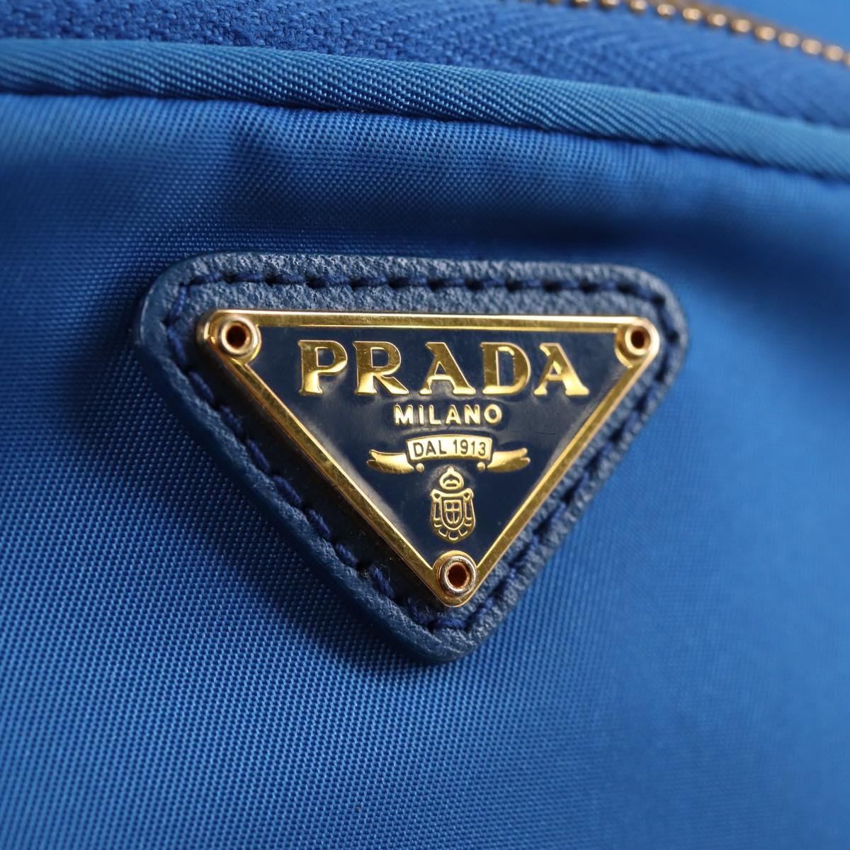 Prada Bucket bag, Blue, NYLON, handbag