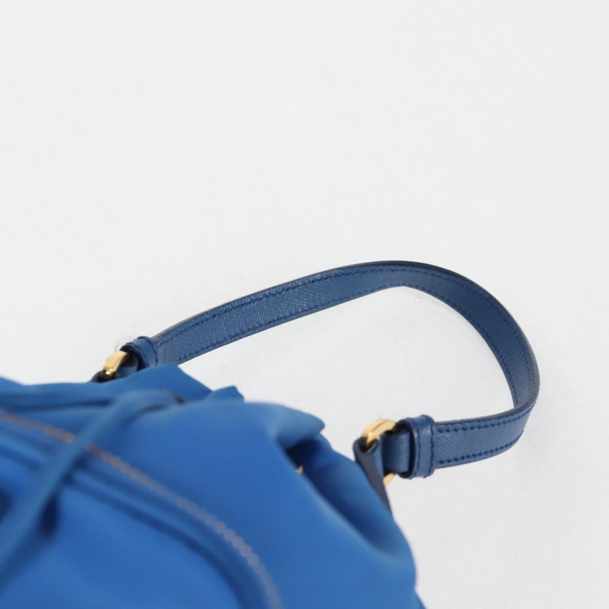 Prada Bucket bag, Blue, NYLON, handbag