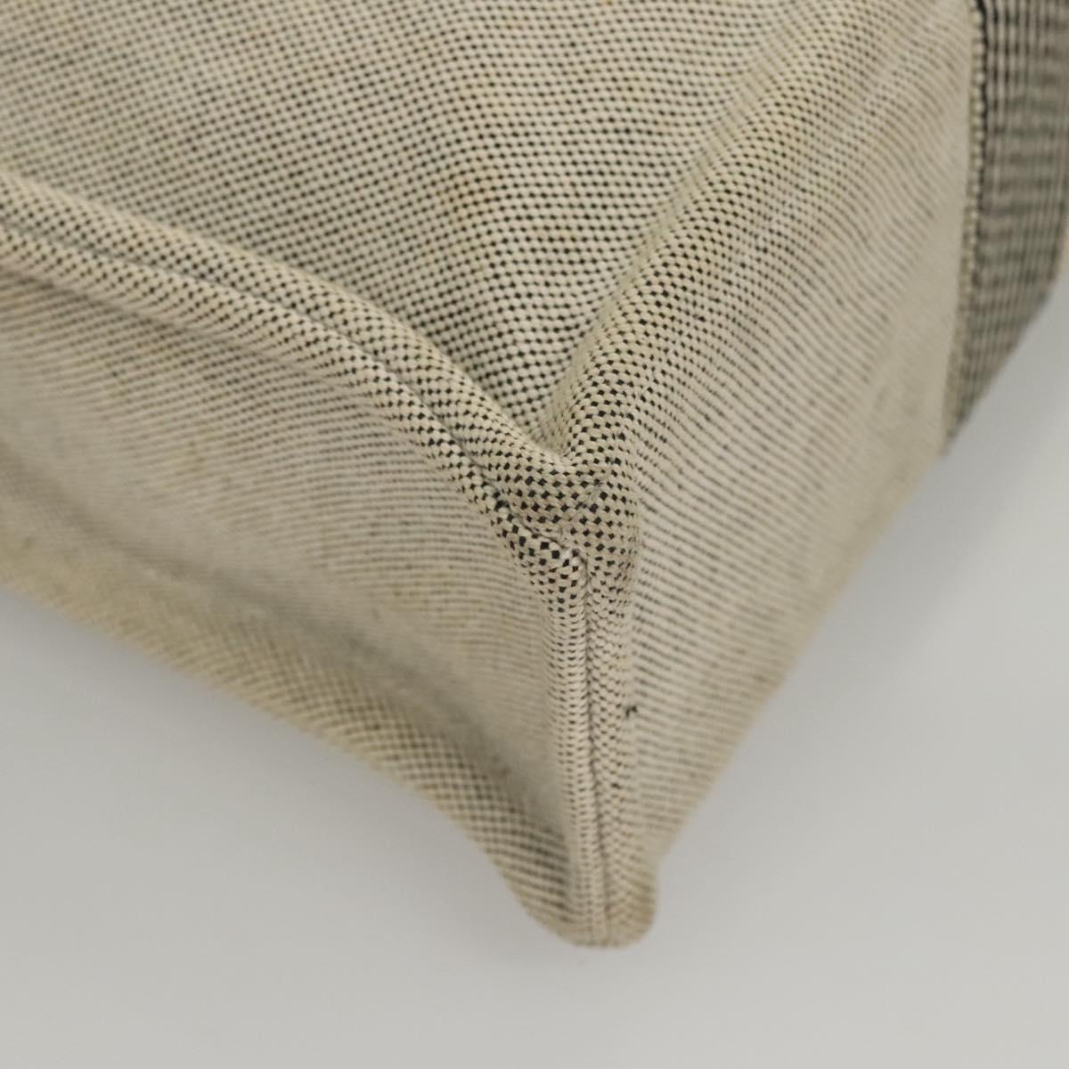 Hermès Fourre tout, Grey, Canvas, handbag