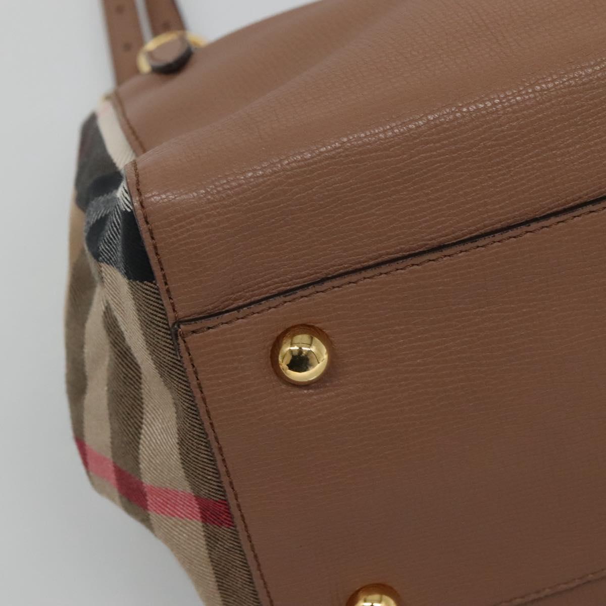 Burberry Canterbury, Brown, Leather, shoulder