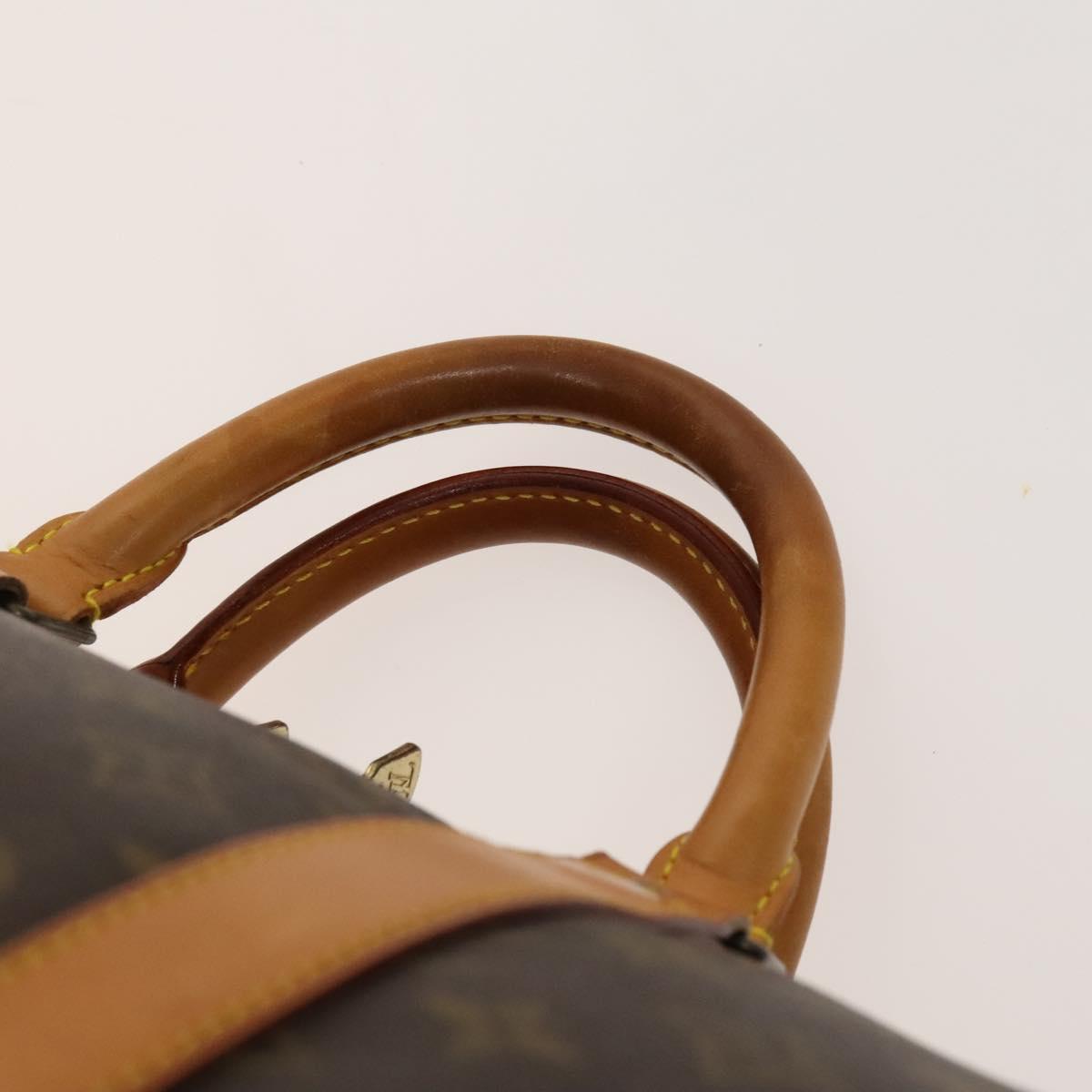 Louis Vuitton Keepall 55, Brown, "CANVAS, LEATHER", travel