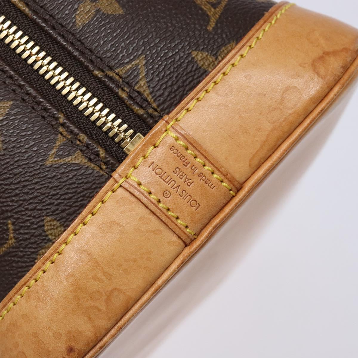 Louis Vuitton Alma, Brown, Canvas, handbag