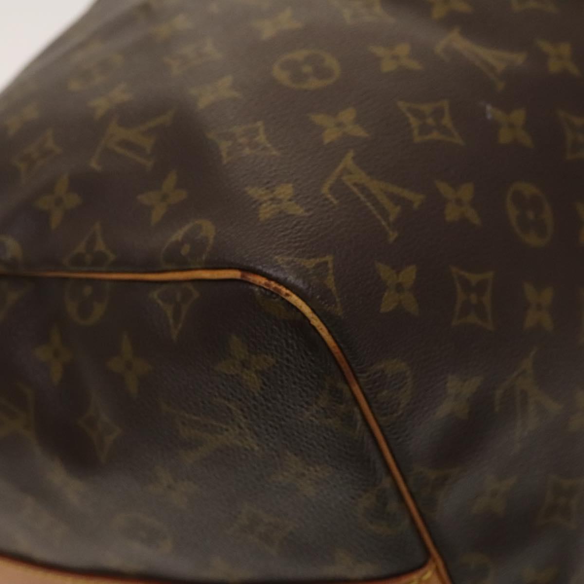 Louis Vuitton Keepall Bandouliere 55, Brown, Canvas, travel