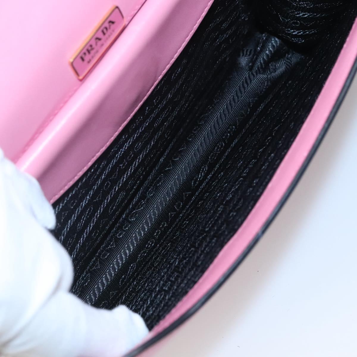 Prada Saffiano, Pink, Leather, shoulder