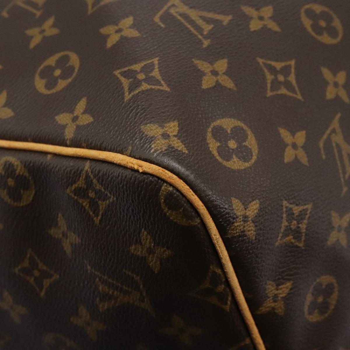 Louis Vuitton Keepall 60, Brown, Canvas, travel