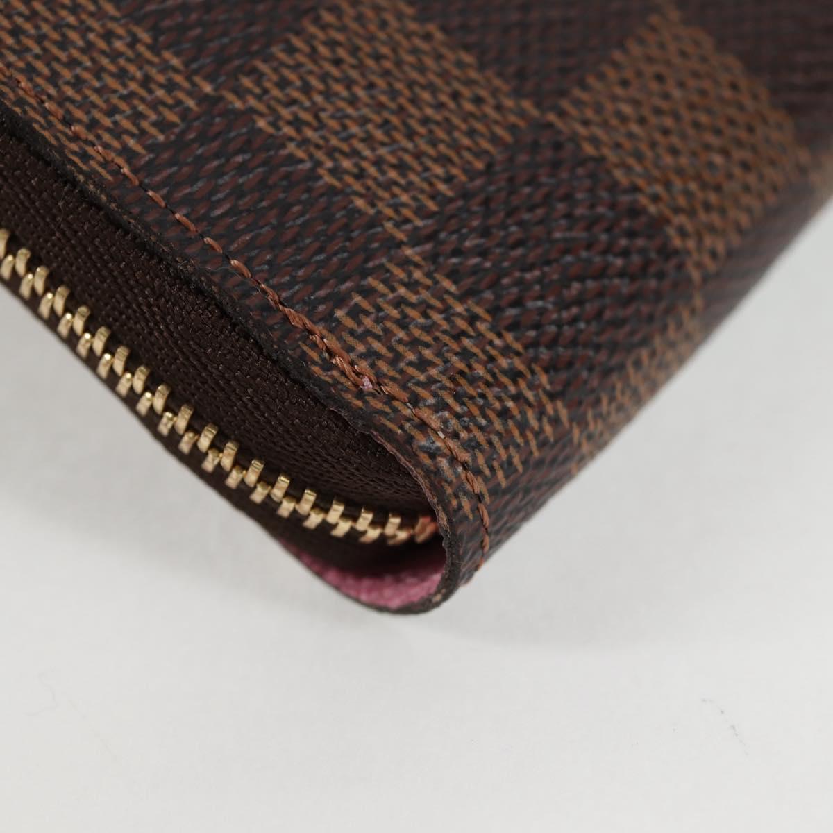 Louis Vuitton Zippy, Brown, Canvas, wallet