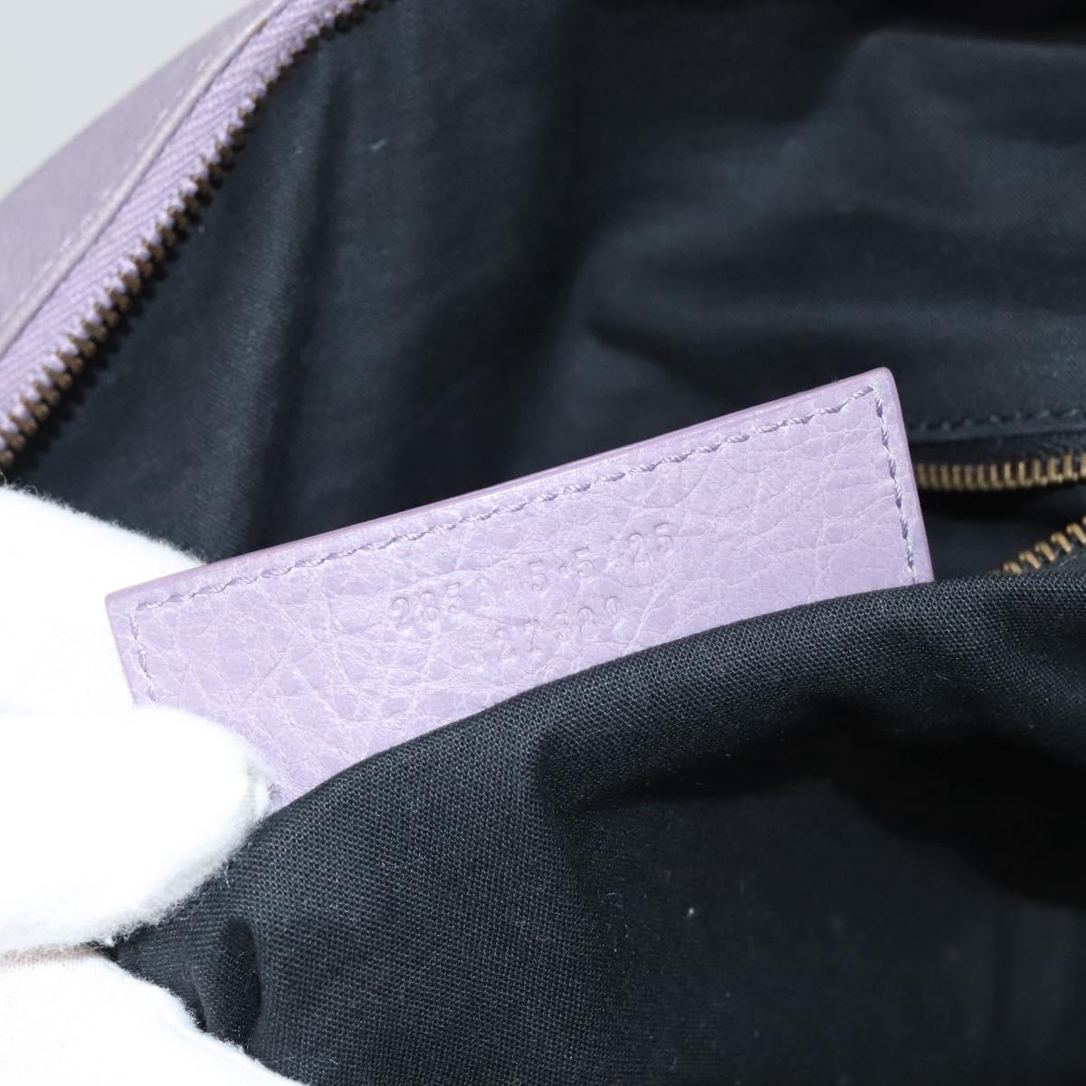 Balenciaga City, Purple, Leather, handbag