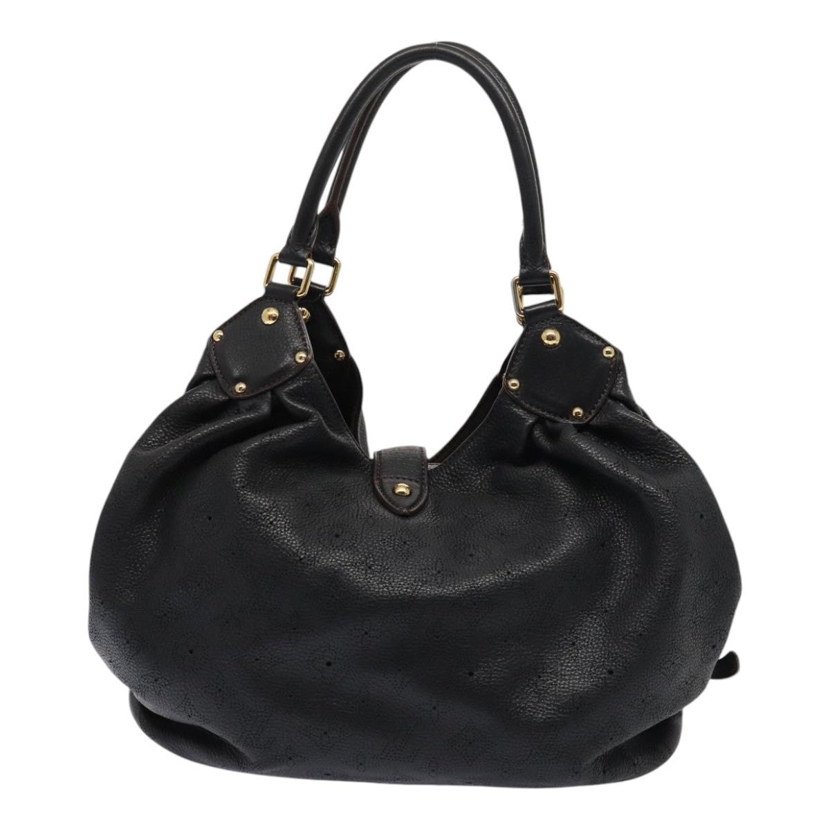 Louis Vuitton XL, Black, Leather, handbag