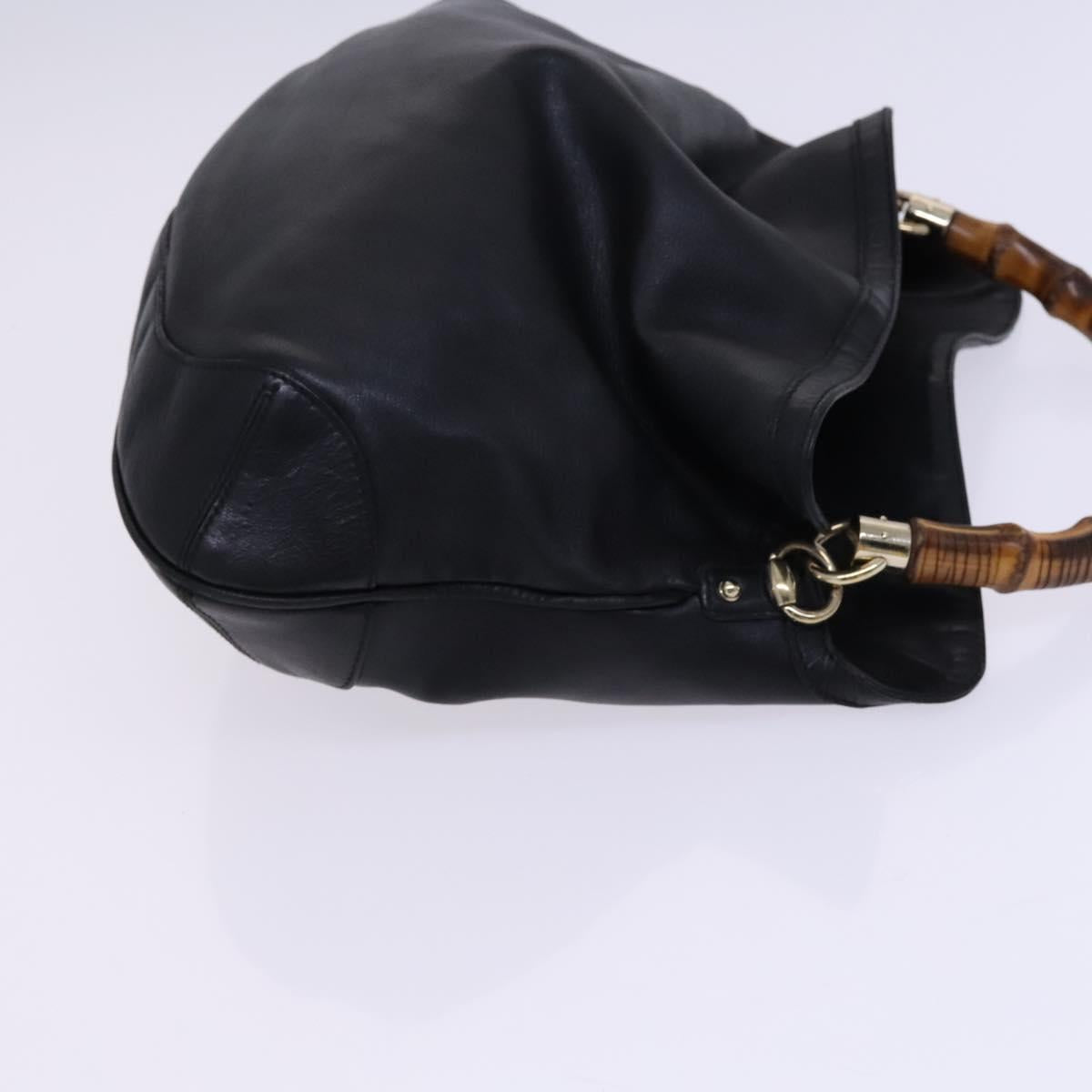 Gucci Peggy, Black, Leather, handbag