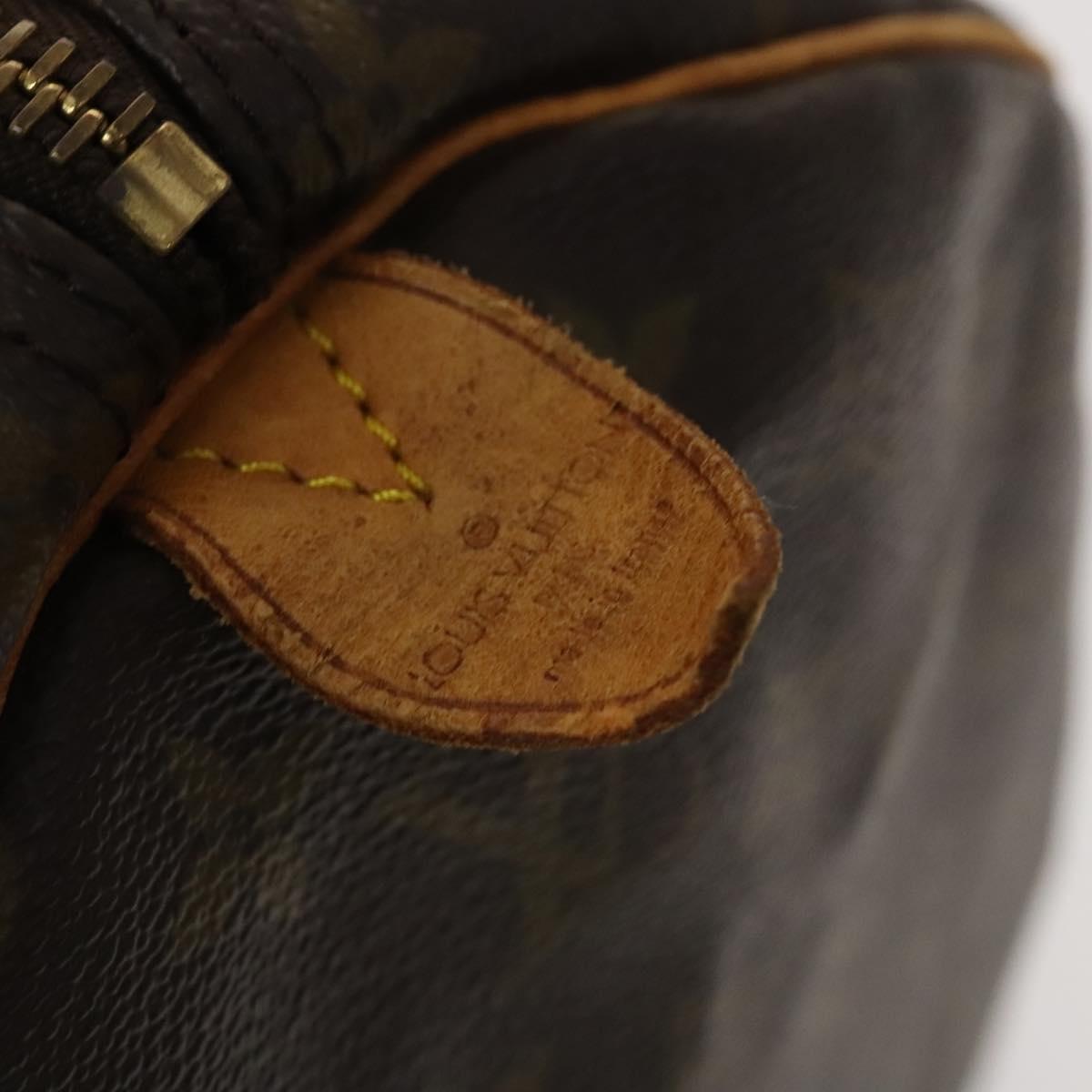 Louis Vuitton Keepall 60, Brown, Canvas, travel