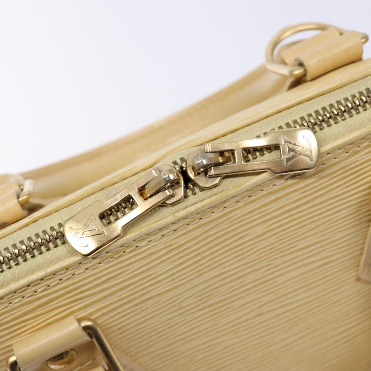 Louis Vuitton Alma, Beige, Leather, handbag