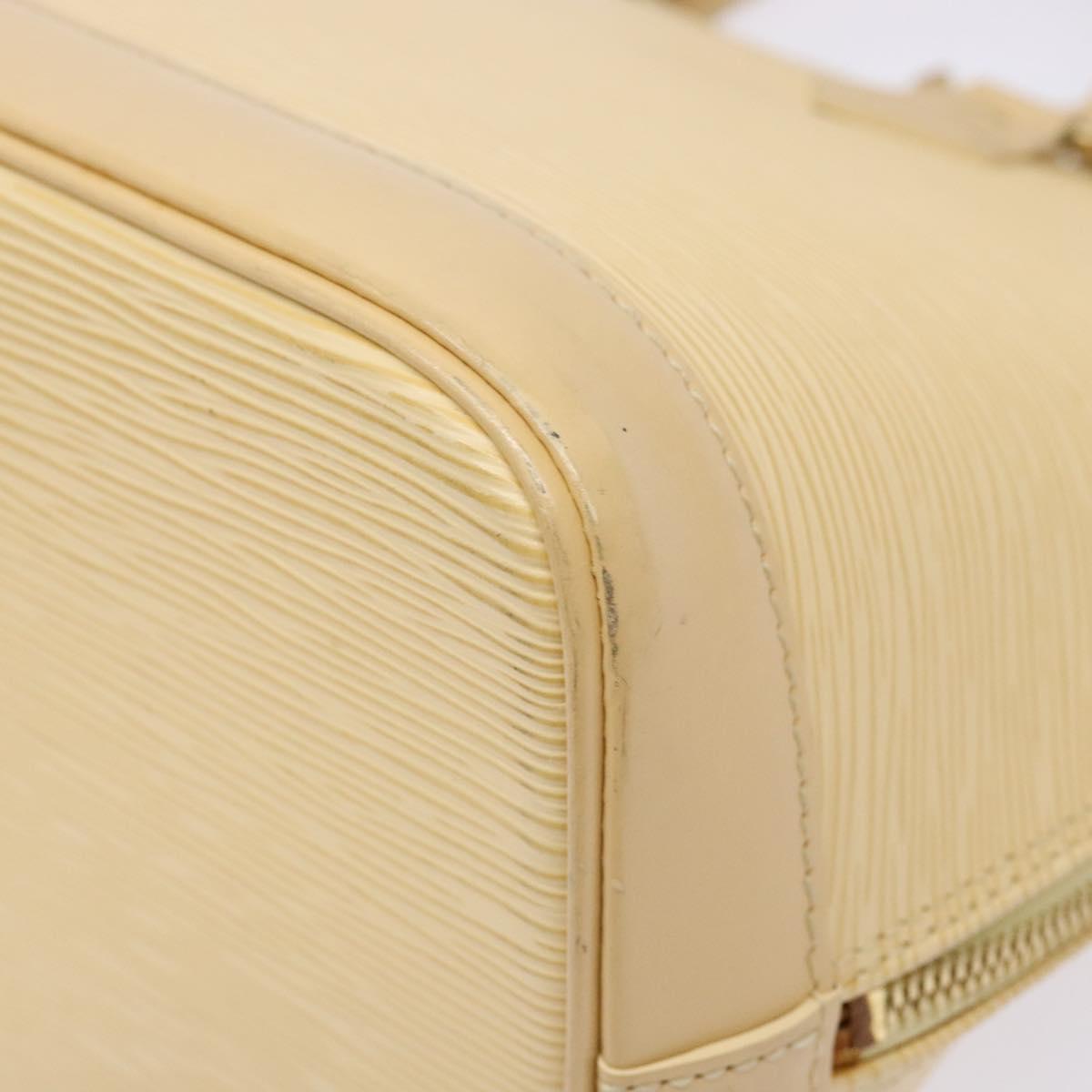 Louis Vuitton Alma, Beige, Leather, handbag